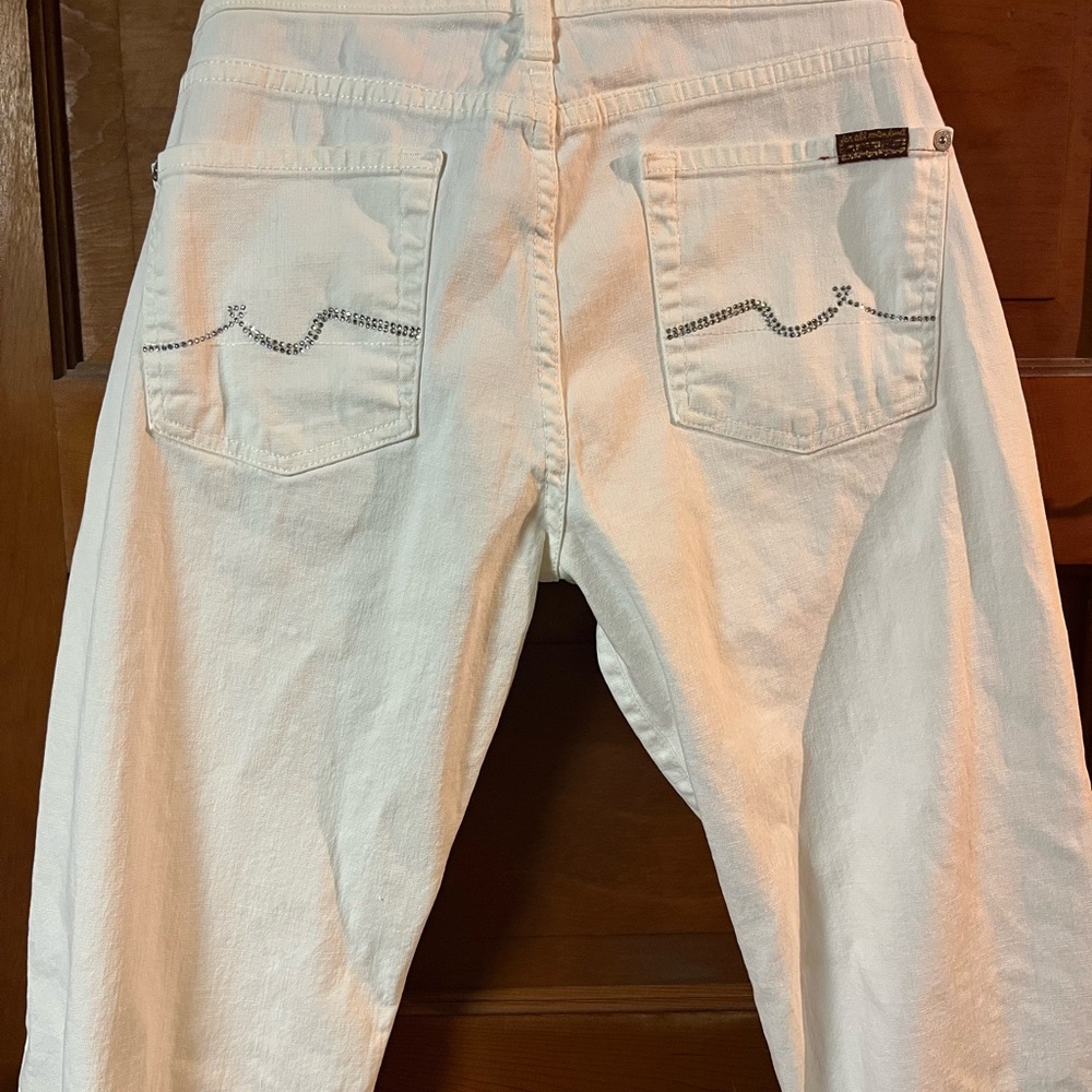 White 7 for all Mankind Jeans